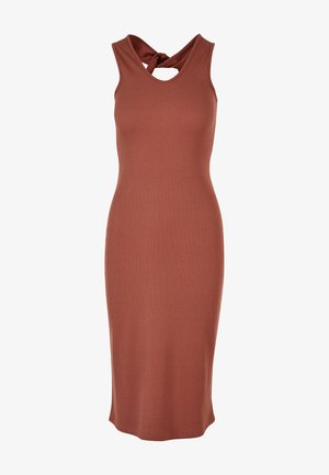 Urban Classics, MIDI SLEEVELESS - Jerseykjole - terracotta