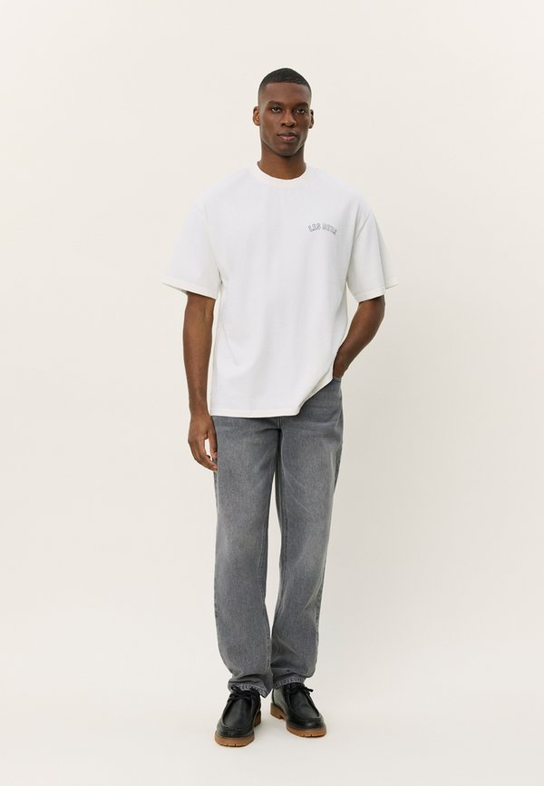BRETT WASHED - Basic T-shirt - light ivory