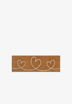 Next, REGULAR FIT - BRAIDED HEART DOORMAT UNISEX - Fußmatte - grey