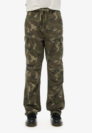 Superdry PARA - Pantalon cargo - outline camo