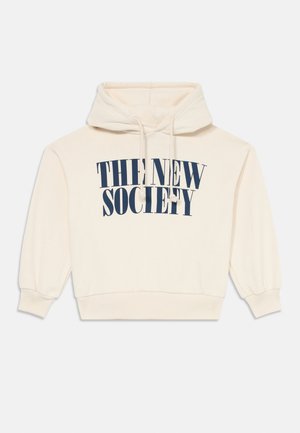 MICA SWEATSHIRT UNISEX - Jersey con capucha - moonlight white