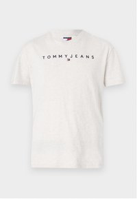 LINEAR LOGO TEE - T-Shirt basic - oat marl