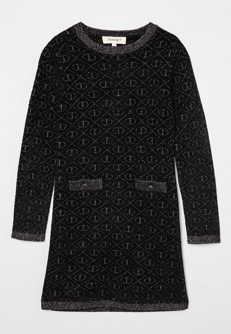 TWINSET Gebreide jurk zwart