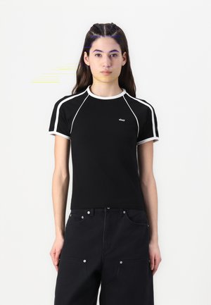 DIVERSION RAGLAN TEE - Print T-shirt - black
