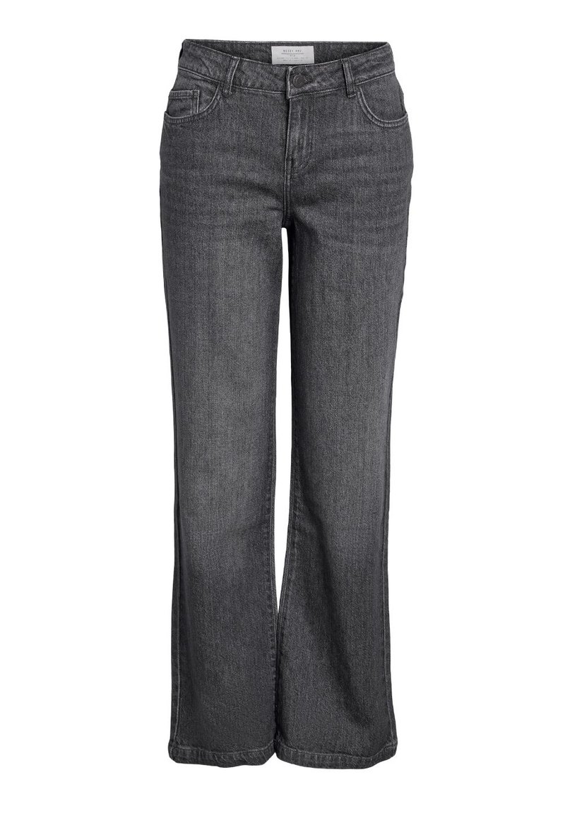Noisy May Wide leg grijs denim/greydenim