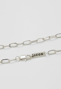 Icon Brand ELONGATED LINK NECKLACE - Colar - silver-coloured