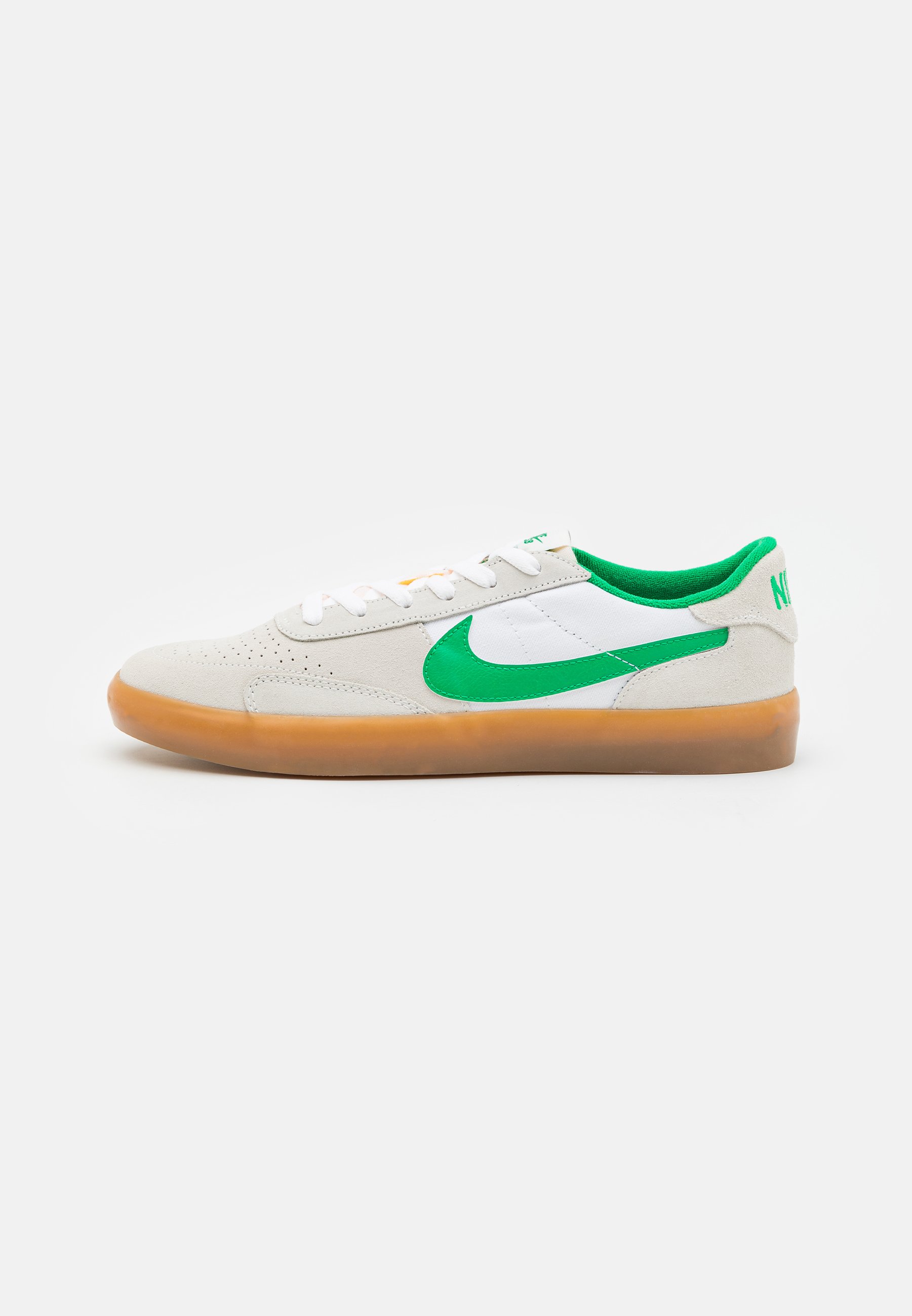 Nike SB White Sneakers with Green and Orange Accents Nike Dunk Low Custom Green White Orange - SoleSnk main image 3