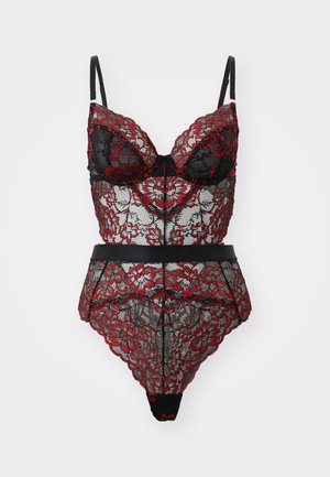 Ann Summers HOLD ME TIGHT - Body - black/red