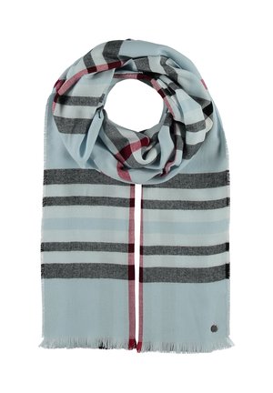 PLAID STOLA - MADE IN GERMANY - Scarf - light blue