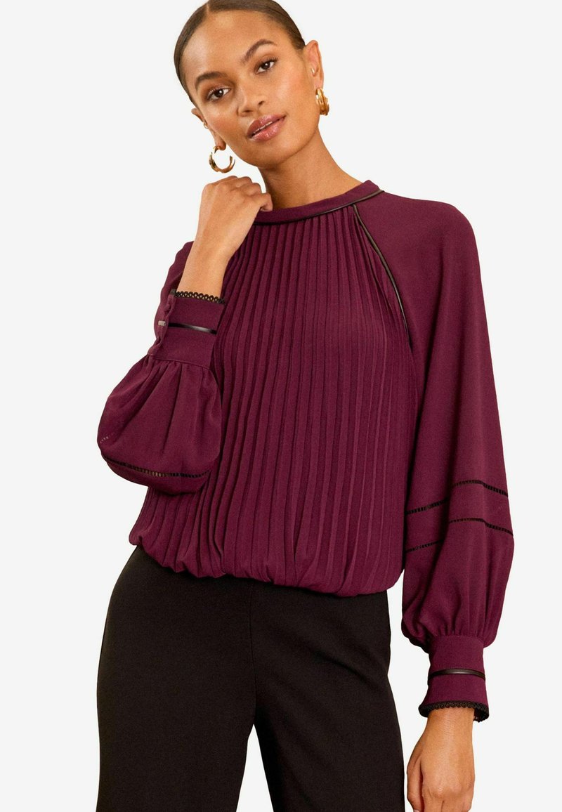 Love & Roses PLEATED REGULAR FIT - Blůza - red