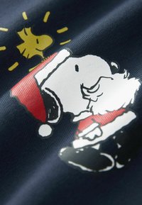 Next LICENCE CHRISTMAS - REGULAR FIT - Marškinėliai su spaudiniu - navy snoopy