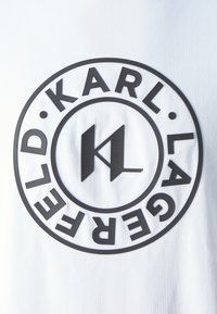 KARL LAGERFELD CREWNECK - T-shirt con stampa - white