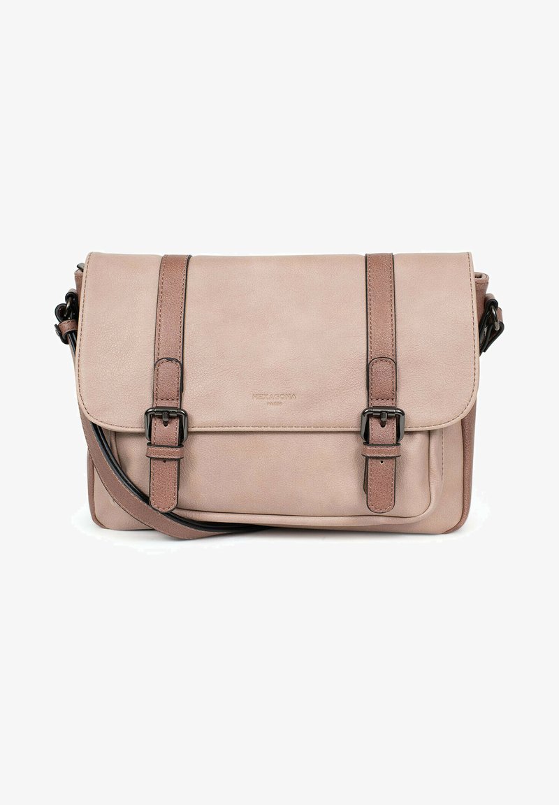 Hexagona GRACIEUSE - Borsa a tracolla - poudre vieux rose