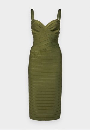 Hervé Léger THE MARIA DRESS - Egyenes szabású ruha - green