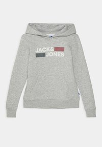 Jack & Jones Junior - JJECORP LOGO - Kapuzenpullover - light grey melange Thumbnail-Bild 1