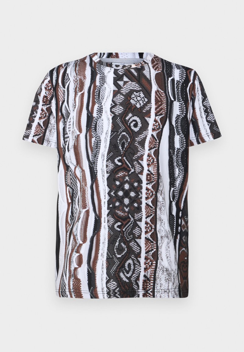 carlo colucci T-shirt print zwart