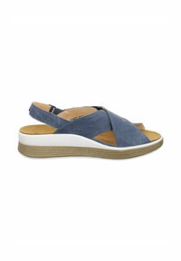 Think! MEGGIE - Wedge sandals - blau