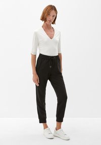 s.Oliver BLACK LABEL Pantalon de survêtement - true black