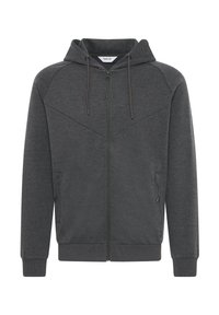 SDGELBERT - Zip-up sweatshirt - dark grey melange