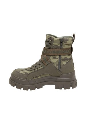 ASPHA COM  - Lace-up ankle boots - khaki