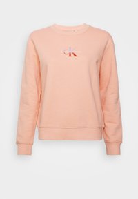 GRADIENT MONOLOGO CREWNECK - Sudadera - dusty coral