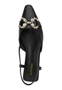 WITTCHEN POINTED TOE - Bailarinas con tira trasera - black