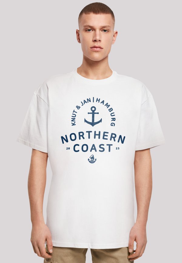 NORDSEE KNUT & JAN HAMBURG - T-Shirt print - weiß