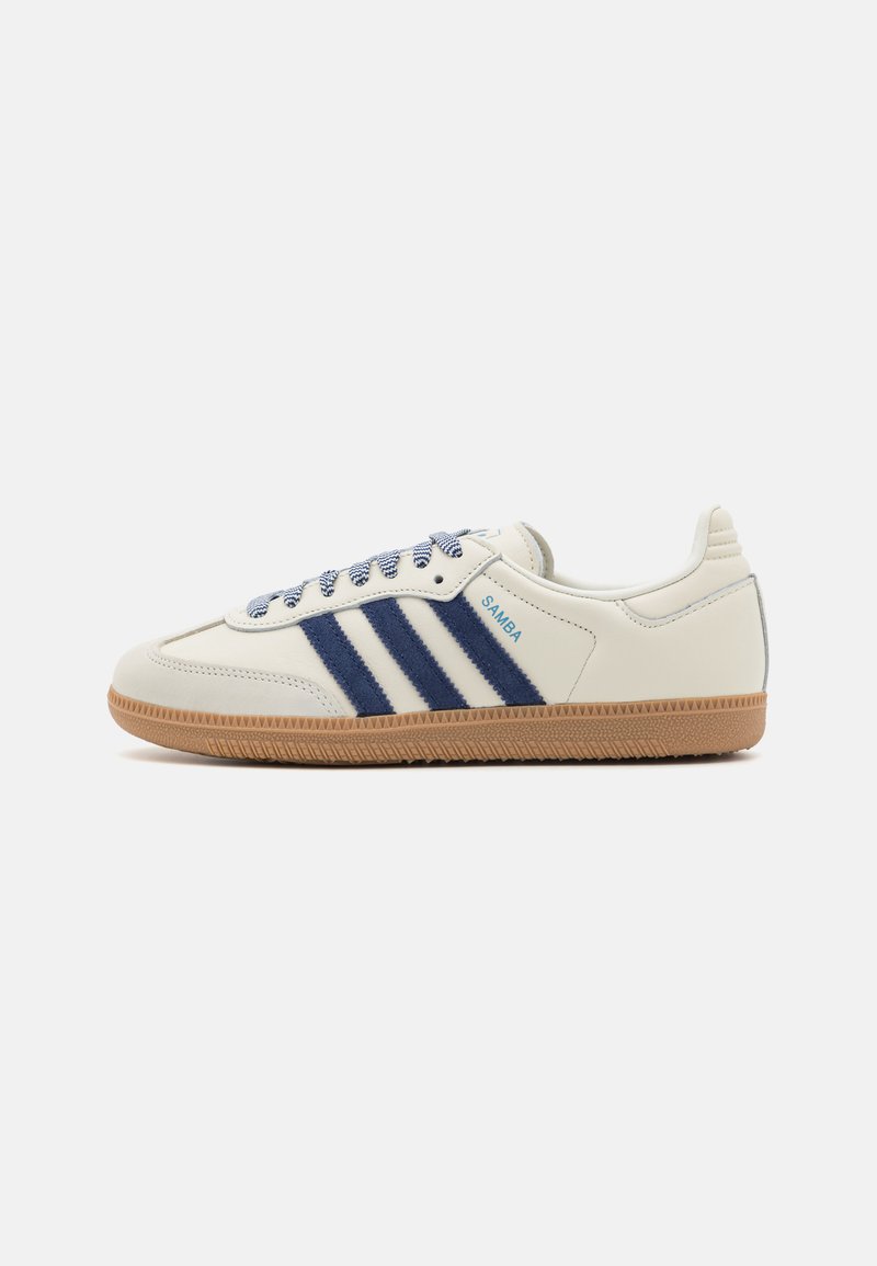 adidas Originals SAMBA OG - Tenisice - off-white/dark blue/clear sky