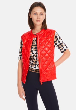 Marc Cain Waistcoat - campari