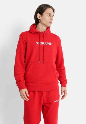UNISEX - Hættetrøje - red