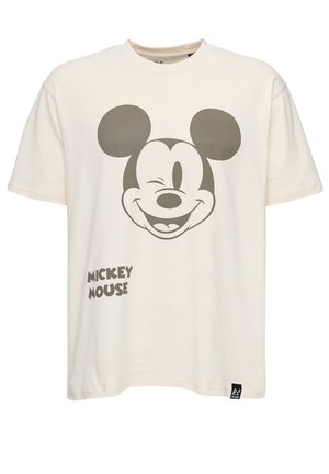 DISNEY MICKEY MOUSE WINK FACE  - T-Shirt print - ecru