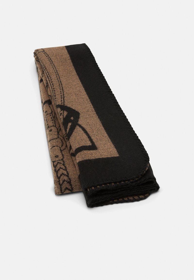 Lauren Ralph Lauren LOGO BLANKET WRAP Scarf Black Camel Camel Zalandocouk Lauren Ralph Lauren LOGO BLANKET WRAP Scarf Black Camel Camel Zalandocouk