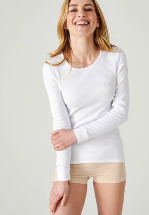 RICHELIEU - T-shirt à manches longues - White