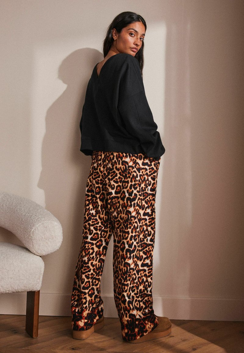 Next REGULAR FIT SET - Nattøj sæt - black animal