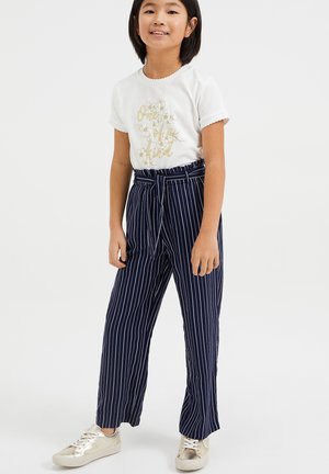 EMBROIDERY - Camiseta estampada - white
