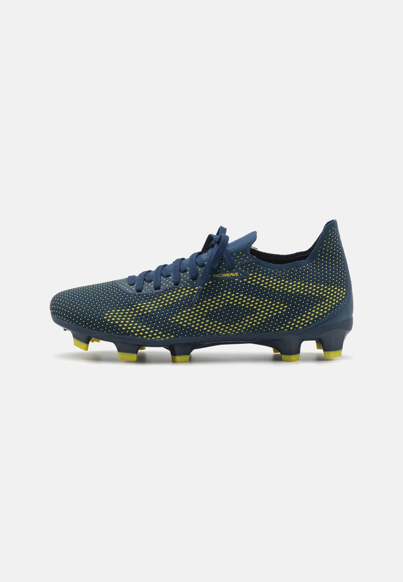 Umbro VELOCITA IX PREMIER FG - Nogometne kopačke za čvrstu podlogu - poseidon/blazing yellow/white