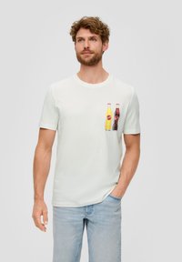 s.Oliver MIT SINALCO - T-shirt print - weiß