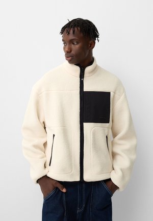 Solid MARK - Fleecejacke - oatmeal/beige - Zalando.de