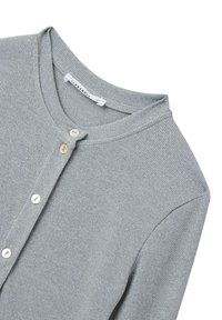 Terranova CROP COSTINA - Cardigan - grigio melange