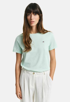 GANT SHIELD - T-Shirt basic - faded mint