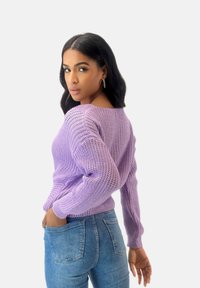 Elara STRICKPULLOVER - Maglione - hell lila