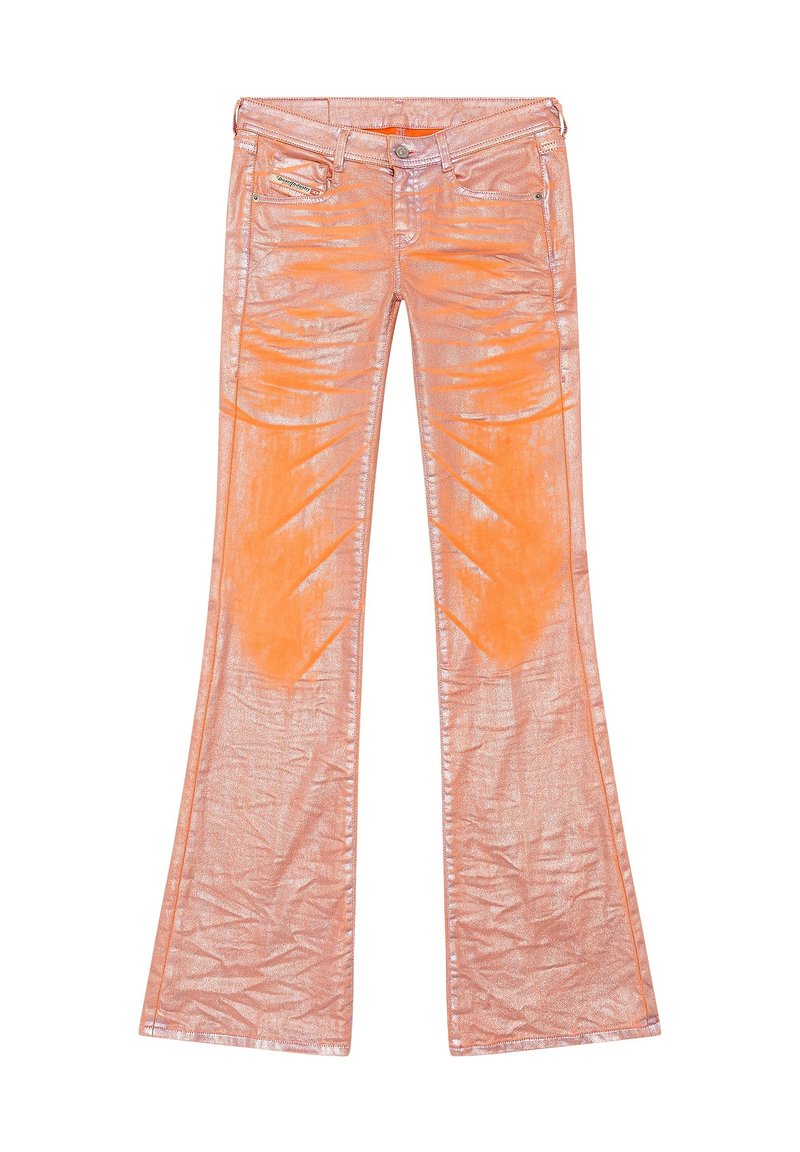 Diesel Bootcut jeans donkerroze