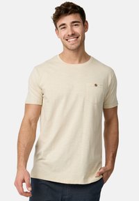 INDICODE JEANS - JON - T-Shirt basic - fog Thumbnail-Bild 1