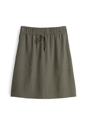 OPUS RELAXED MIDI FIT CARGO - A-line skirt - olive leaf