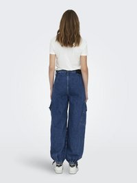 ONLY HIGH WAIST - Relaxed fit jeans - medium blue denim