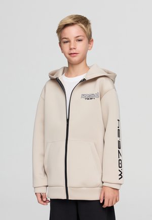 Terranova, Felpa con zip - beige