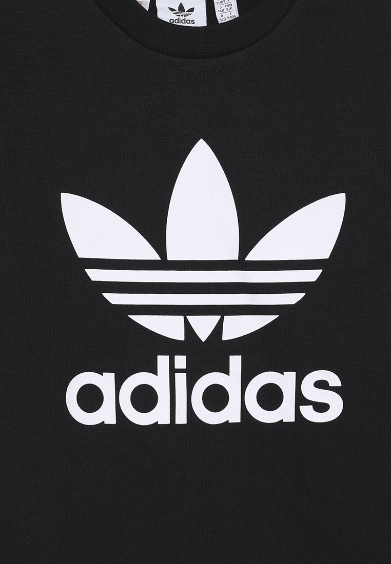 adidas Originals TREFOIL CREW Sweatshirt blackwhite adidas Originals TREFOIL Sweatshirt white Zalando.at
