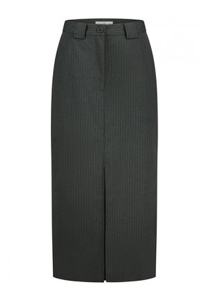 RUTH - Pencil skirt - dark grey stripe