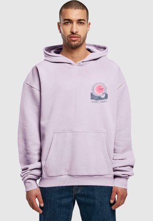 Merchcode SUNSET CHARM OVERSIZED  - Hoodie - lilac