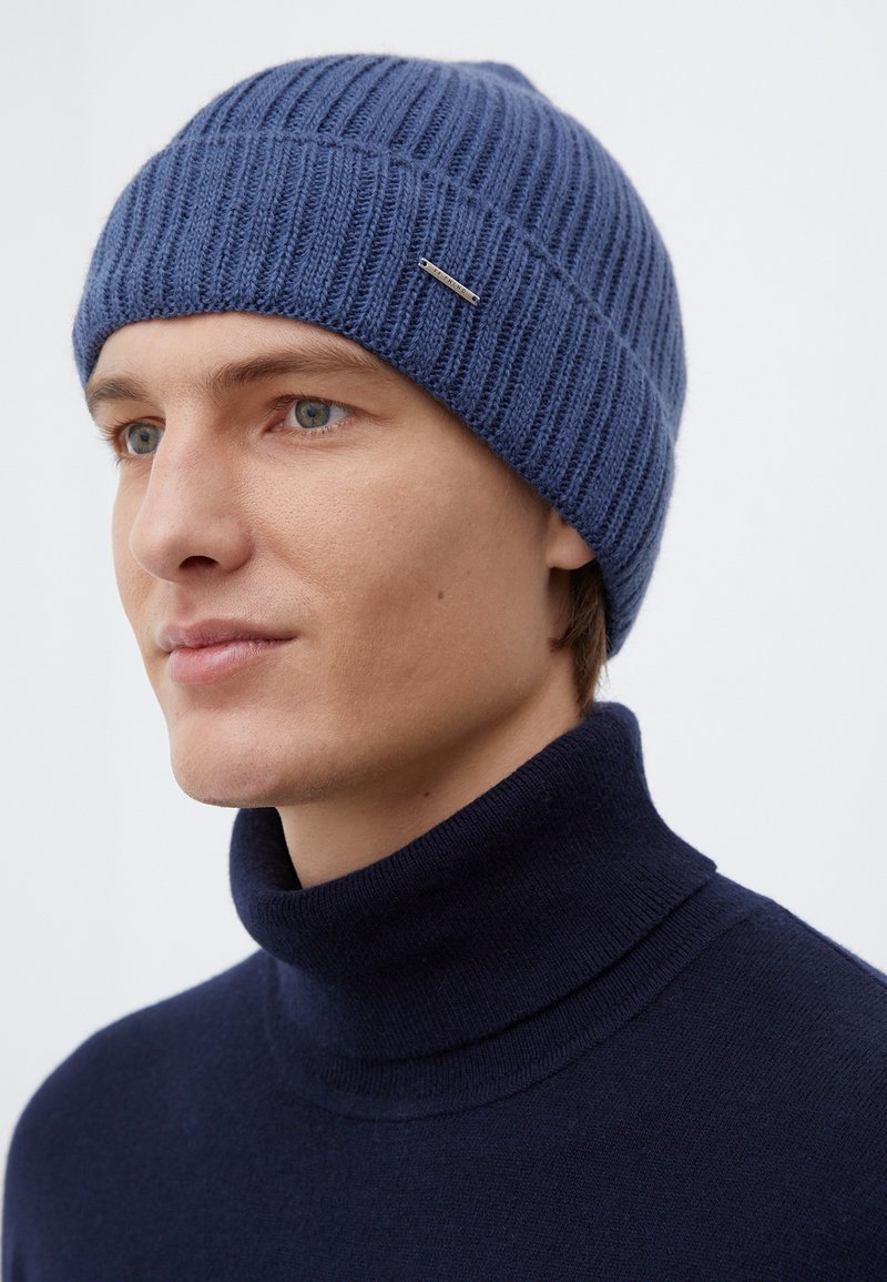Herren Mützen | Finn Flare Mütze grey blue/blau - ME76865 Herren Mützen | Finn Flare Mütze grey blue/blau - ME76865